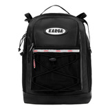 Mochila Karga 22 Litros Fighter 2 Lock Cor Preto Desenho Do Tecido Liso
