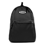 Mochila Karga Milano Cor Preto Desenho Do Tecido Liso