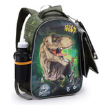 Mochila Lancheira Escolar Infantil Menino Dinossauro T rex