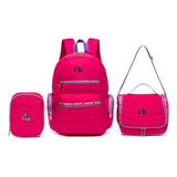 Mochila Lancheira Termica Estojo
