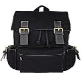 Mochila Lenna S Lona Vintage 085 Preto