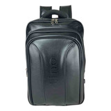 Mochila Masculina Executiva Notebook Couro Santino San202u Cor Preta