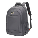 Mochila Masculina Faculdade Escola 40l Resistente Grande Cor Cinza