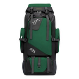 Mochila Masculina Feminina Cargueira Notebook Impermeavel90l Cor Verde
