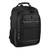 Mochila Masculina Impermeável Faculdade Alça De Aço Unisex