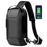 Mochila Masculina Transversal De Ombro Sholderbag Pochete Preto