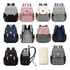 Mochila Maternidade Land Luxury Cinza E Preto G