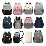 Mochila Maternidade Land Luxury Cinza E Preto G