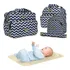 Mochila Maternidade Mãe Azul Escuro Menina Menino Plike Baby