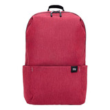Mochila Mi Casual Daypack 10l Xiaomi Cor Vermelha Design De Tecido Liso