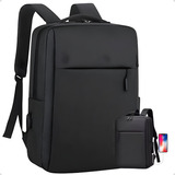 Mochila Notebook Escolar Trabalho Bolsa Basica Preta Usb