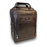 Mochila Notebook Executiva Reforçada Couro 15 6 Masculina