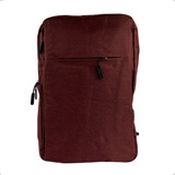Mochila Notebook Impermeável Vermelha Desenho Do Tecido Liso