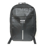 Mochila Notebook Marmitas Alça Reforçada P Livros wr 2007 Desenho Do Tecido Preto