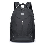 Mochila Notebook Resistente Espaçosa C Cabo De Aço Ozil Cor Preto