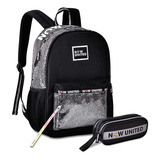 Mochila Now United Estojo Resistente Cor Nu4001 Prata