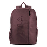 Mochila Outline Airmesh Unissex Fila Cor Rosa Nude Escuro Desenho Do Tecido Lisa