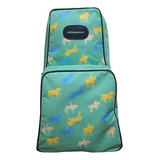 Mochila Para Bota Capacete E Chicote verde Claro 