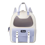 Mochila Para Carregar Gatos Acolchoada Dobrável Respirável