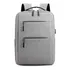 Mochila Para Notebook Dell Acer Lenovo Hp Asus Cor Cinza Desenho Do Tecido Liso