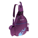 Mochila Para Raquete De Tênis À Prova D água Bolsa De Cor Purple
