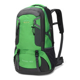 Mochila Passeio Edge Trekking Nomad Mochila 60 Litros Cor Verde Design Liso 60l