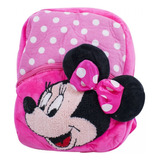 Mochila Pelúcia Rosa Minnie Tsum Tsum