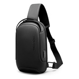 Mochila Pequena De Peito Bolsa Transversal Pochete C Usb