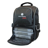 Mochila Pesca Brasil Fishing Bag 3 Estojos 28x39x18cm 