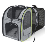 Mochila Pet Carrier Pecute Expansível Para Cães E Gatos