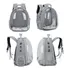 Mochila Pet Visão Panorâmica Astronauta Cachorro Gato Cão Cor Cinza