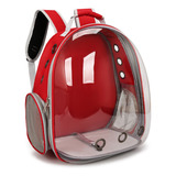 Mochila Pet Visão Panorâmica Astronauta Cachorro Gato Cão