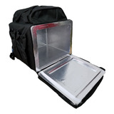 Mochila Pizza Entrega Isopor Térmico Laminado 35cm 45lts