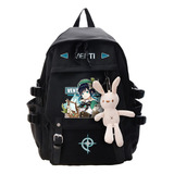 Mochila Portátil De Desenhos Animados Genshin