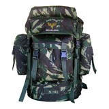 Mochila Pqd Bordado Força Área Brasileira Camuflada