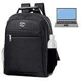 Mochila Reforçada Trabalho Viagens Executiva Notebook 18 5 Polegadas Cabo De Aço Masculina Feminina Cor Preto