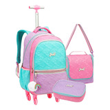 Mochila Rodinha Escola Denlex