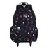 Mochila Rodinha Escolar Boneca Grande Resistente Svg Cor Preto
