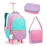 Mochila Rodinha Escolar Denlex