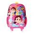 Mochila Rodinhas Clio Maria Clara E Jp Infantil Cor Rosa-chiclete 17 L