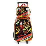 Mochila Rodinhas E Lancheira
