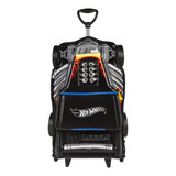 Mochila Rodinhas Infantil 3d Hot Wheels Bone Shaker Maxtoy