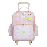 Mochila Rodinhas Kids Margaridas