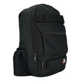 Mochila Skate Bag Escolar Notebook Com Bolsos Maori Extreme Cor Preto