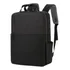 Mochila Sofisticada Espaçosa Trabalho Viagem Executiva Linda Cor Preto Desenho Do Tecido Lisa