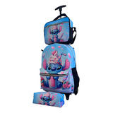 Mochila Stitch Ice Cream Coleção 2024 Desenho Do Tecido Sticht