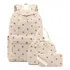 Mochila Strawberry Student, Bolsa Combinada Três Peças