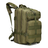 Mochila Tática 40l Impermeável Grande Reforçada Cor Verde musgo Desenho Do Tecido Lisa
