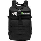 Mochila Tática 50 Litros PREMIUM Trilha Camping Trakking Militar Esportiva Bolsa Mala De Viagem Casual Dia A Dia -Preto-
