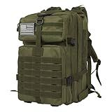 Mochila Tática 50l Reforçada Impermeável Masculina Grande Verde